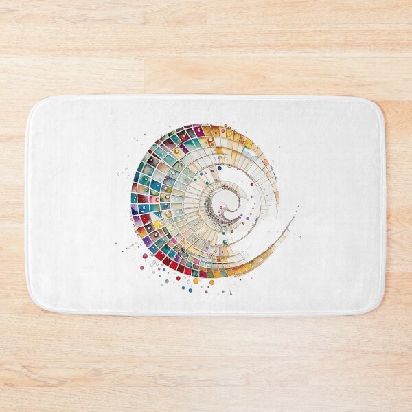 Item preview, Geometric Art - GoldenRatio Fibonacci Art designed and sold by fluidwatercolor.