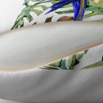 Alternate view of PARROT IN THE JUNGLE Throw Pillow