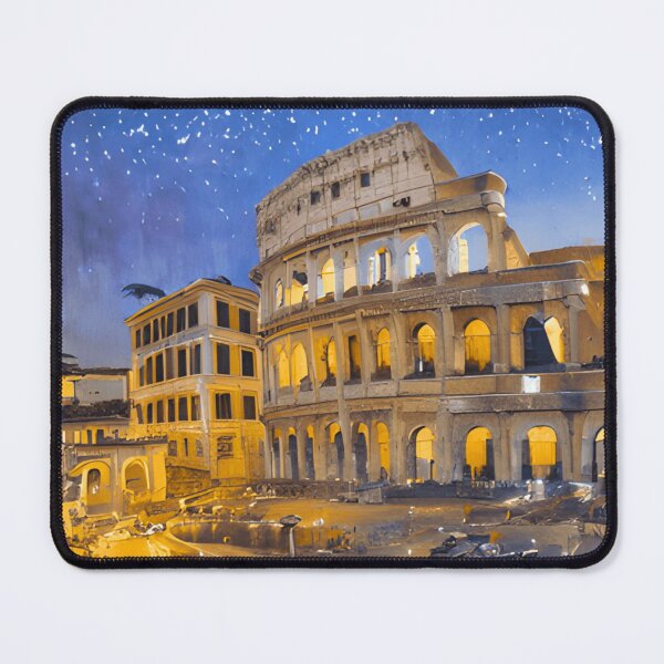 Item preview, The Colosseum in Rome at Night designed and sold by Marymarice.