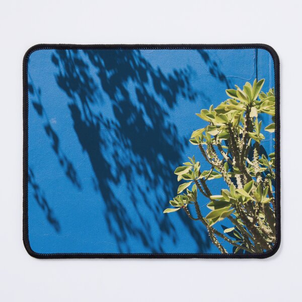 Item preview, blue shadow majorelle garden in Marrakech Morocco desert  designed and sold by Morocco Marrakech Photo Prints.