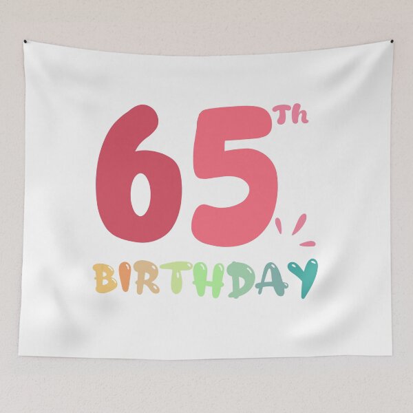 Item preview, Happy 65th Birthday designed and sold by SimpleP.