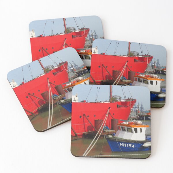 Item preview, Brightly Coloured Ships, Harwich designed and sold by wiggyofipswich.