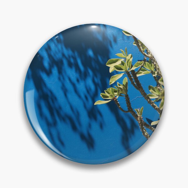 Item preview, Blue garden plants shadow in Marrakech Morocco designed and sold by Morocco Marrakech Photo Prints.