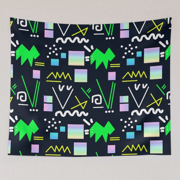 Item preview, abstract drawing shapes | colorful bright abstract drawing designed and sold by lausn.