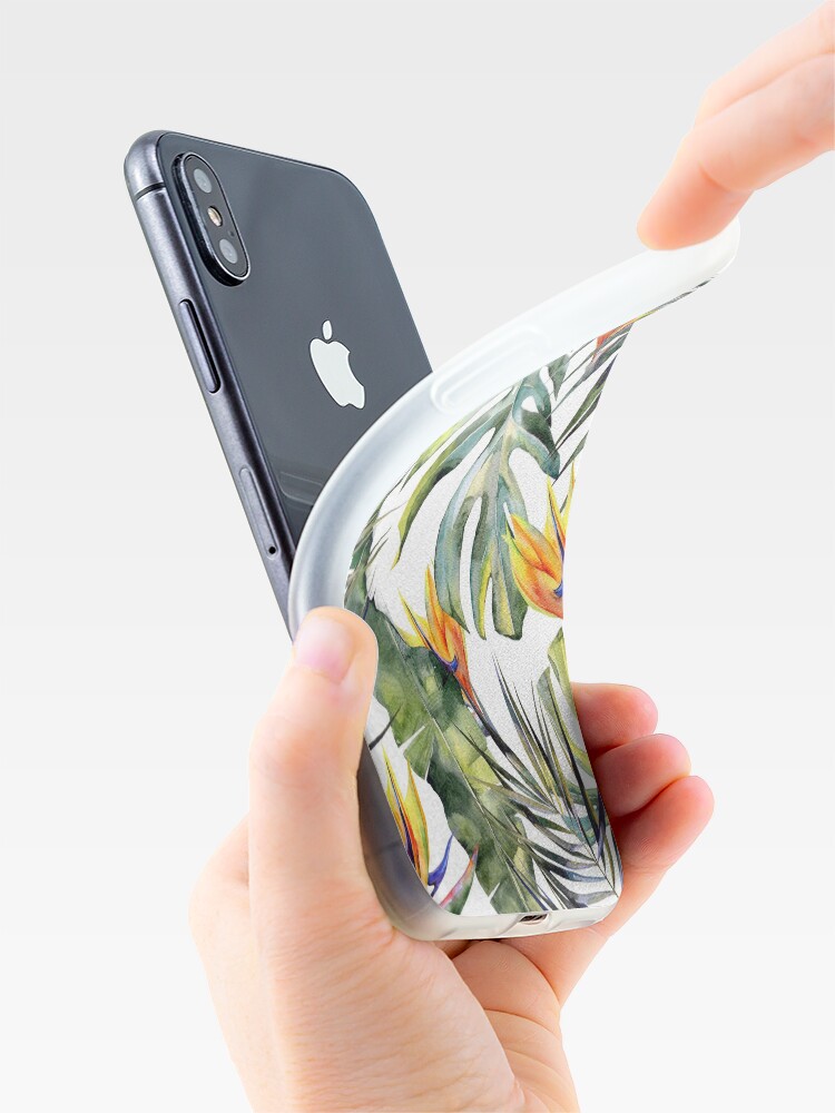 Alternate view of TROPICAL GARDEN iPhone Case & Cover