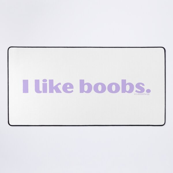Item preview, I like boobs., v17a, lavender, light purple | @lilsboobthangs designed and sold by lilsboobthangs.