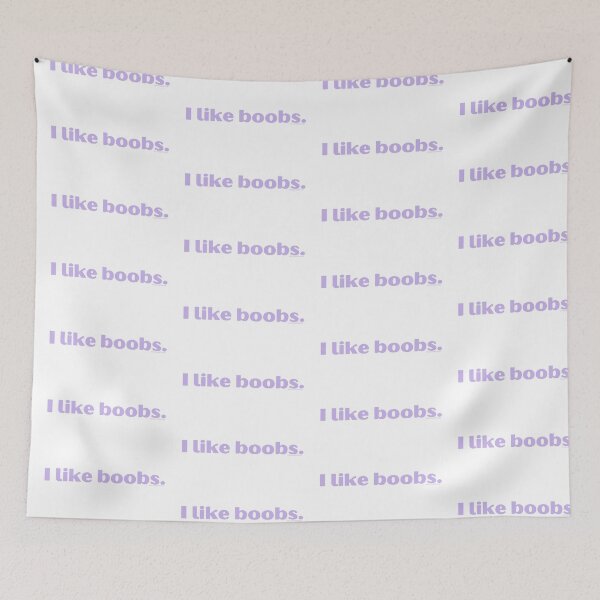 Item preview, I like boobs., v17a, lavender, light purple | @lilsboobthangs designed and sold by lilsboobthangs.