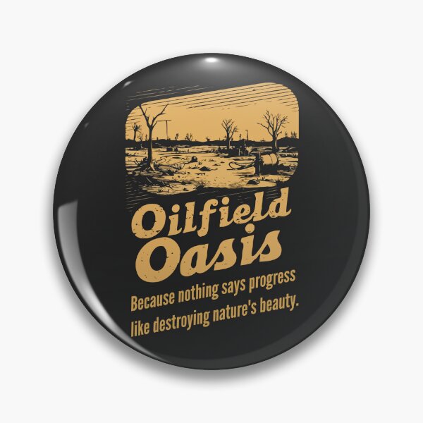 Item preview, Nature's Oasis Lost: The Destructive Legacy of Oil Extraction designed and sold by SplashTastic.