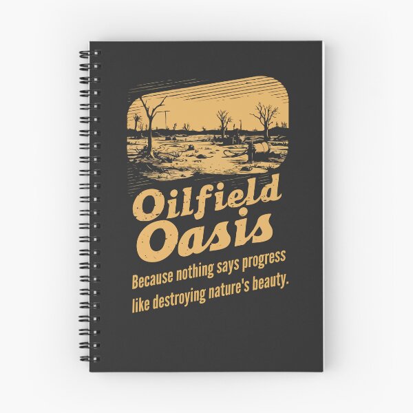 Item preview, Nature's Oasis Lost: The Destructive Legacy of Oil Extraction designed and sold by SplashTastic.