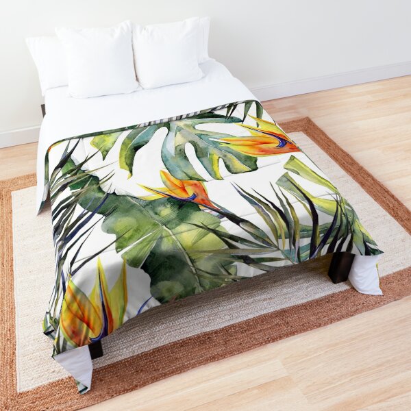 bird of paradise duvet cover