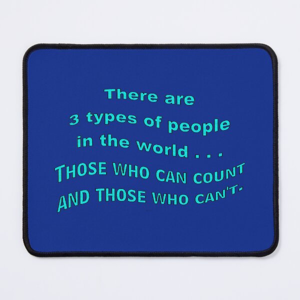 Item preview, Three Types of People Joke designed and sold by kristalcurt.