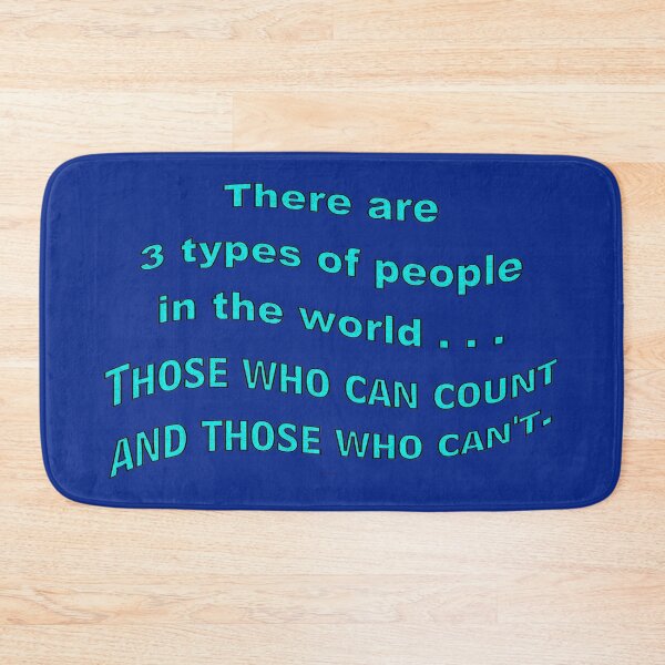 Item preview, Three Types of People Joke designed and sold by kristalcurt.