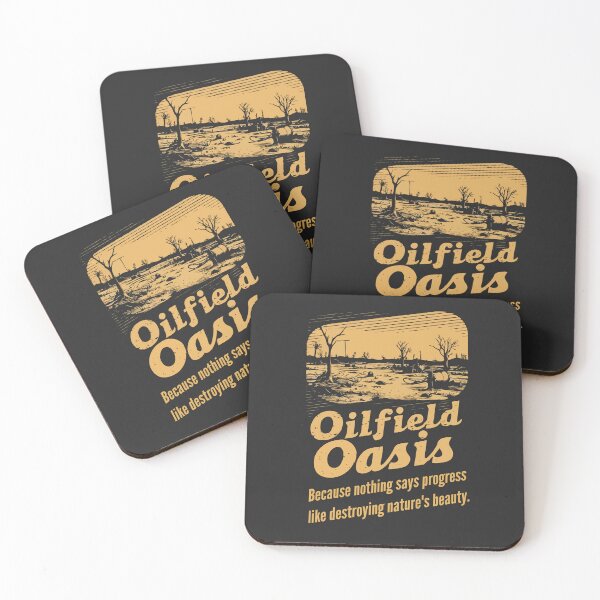 Item preview, Nature's Oasis Lost: The Destructive Legacy of Oil Extraction designed and sold by SplashTastic.