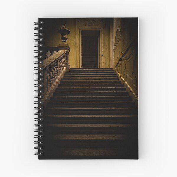 Item preview, Escalera oscura abandonada. Edificio vacío, interior de casa, nadie. designed and sold by Paolo Modena Photography - Fine Italian Art.