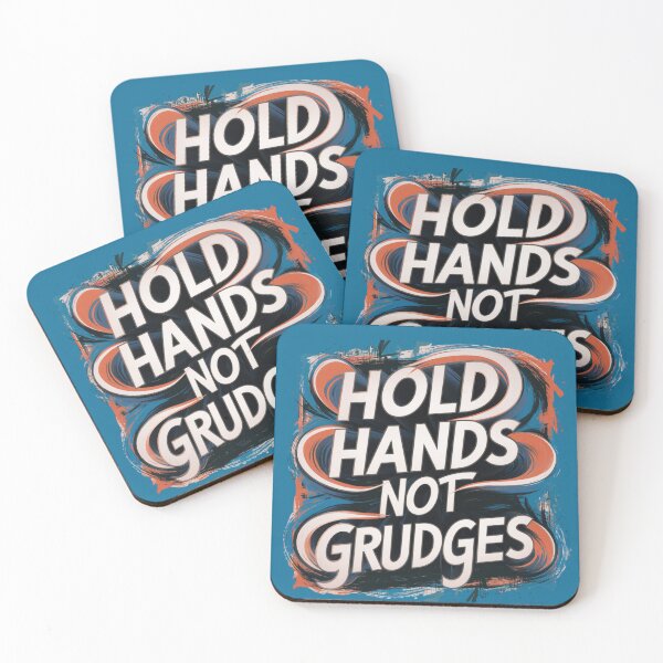 Item preview, Hold Hands Not Grudges designed and sold by Belarte.shop.