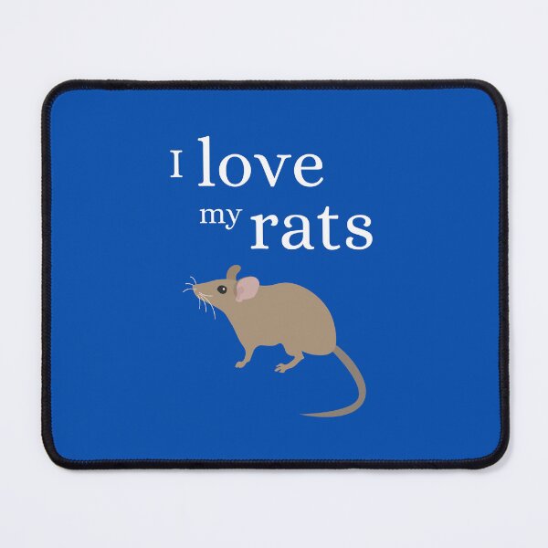 Item preview, Brown Rat Love (On Cobalt Blue) designed and sold by Icefyre-Art.