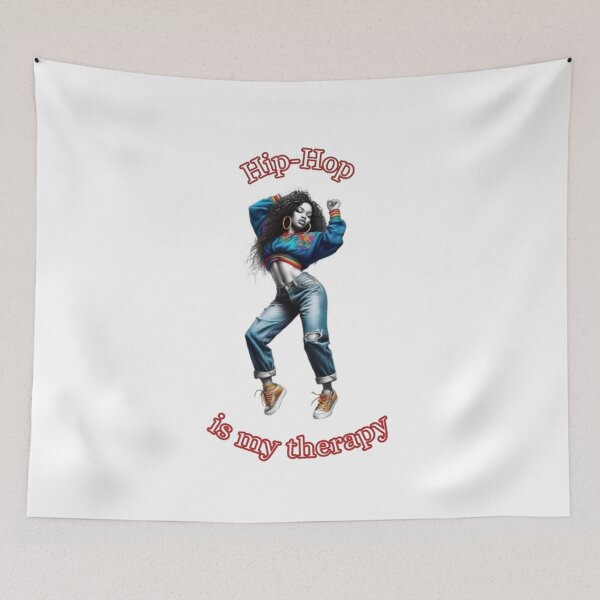 Item preview, “Hip-hop is my therapy” designed and sold by CHRIST5000.