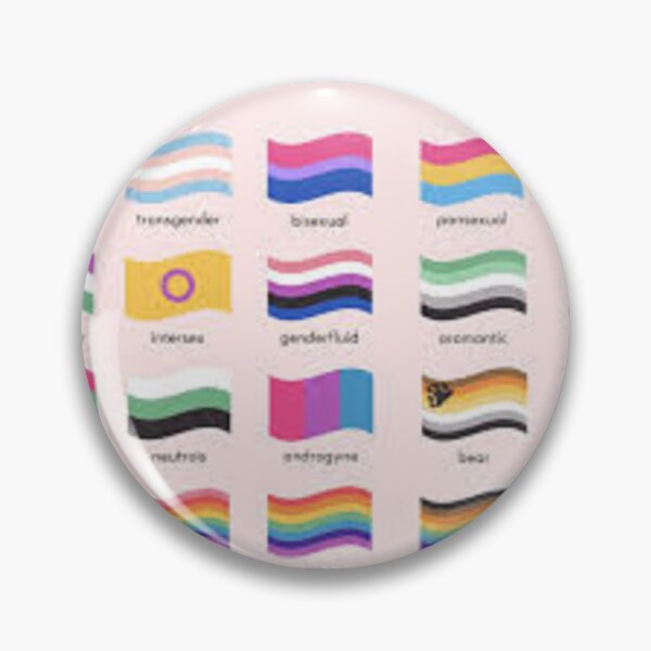 Artikelvorschau, chart of lgbtqia2s+ flags entworfen und verkauft von transstickers.