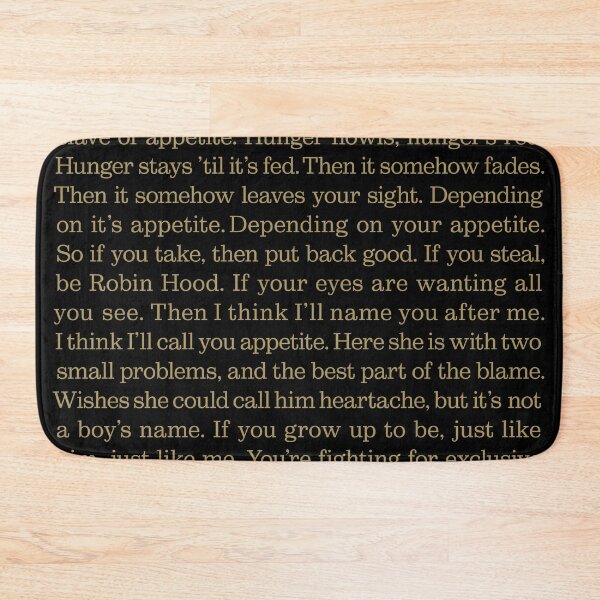 Item preview, Appetite - Prefab Sprout (lyrics) v.3 designed and sold by x1brett.