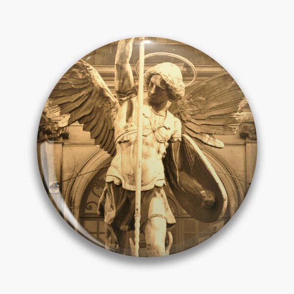 Item preview, San Miguel Arcángel -Sepia designed and sold by Crux Fidelis.