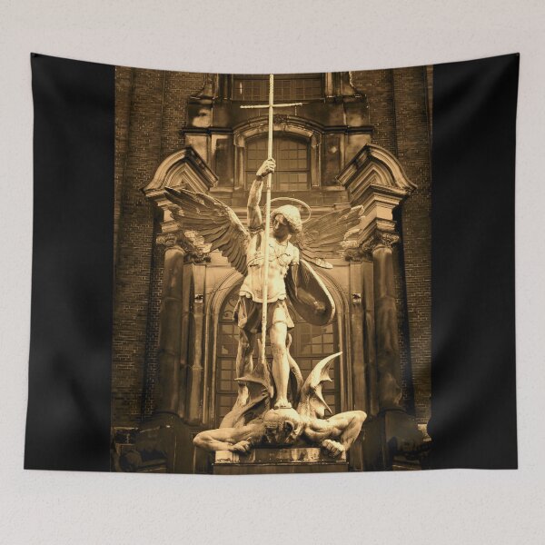 Item preview, St. Michael the Archangel -Sepia designed and sold by Crux Fidelis.