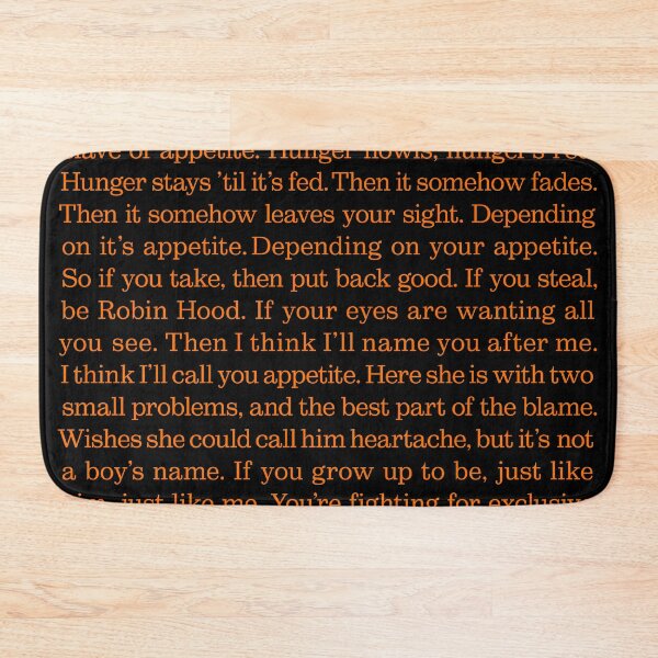 Item preview, Appetite - Prefab Sprout (lyrics) v.6 designed and sold by x1brett.