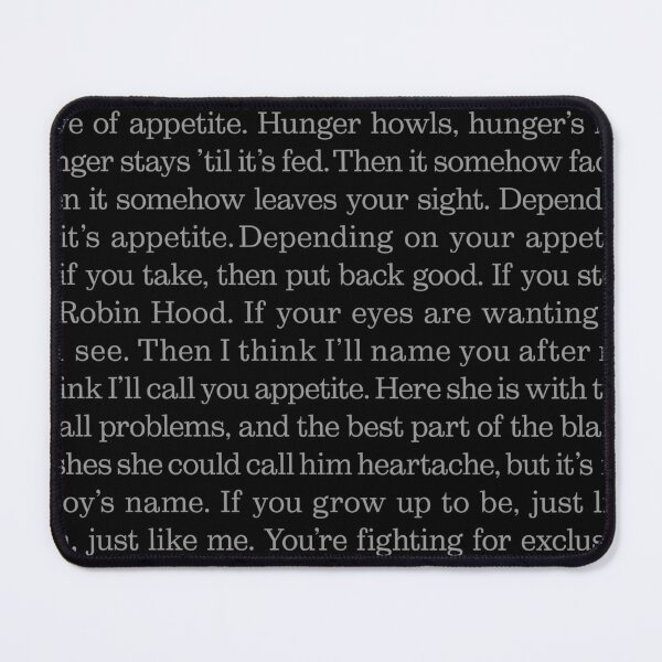Item preview, Appetite - Prefab Sprout (lyrics) v.7 designed and sold by x1brett.