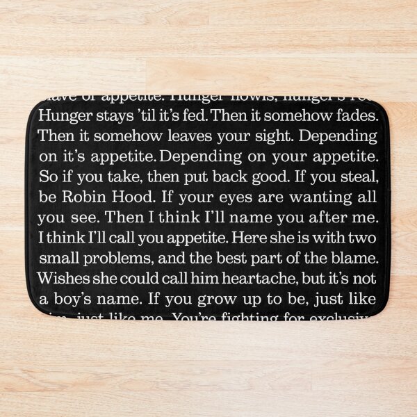 Item preview, Appetite - Prefab Sprout (lyrics) v.8 designed and sold by x1brett.