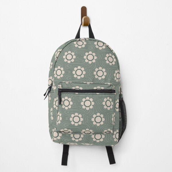 Item preview, Retro flower pattern - Green designed and sold by Petternoholic.
