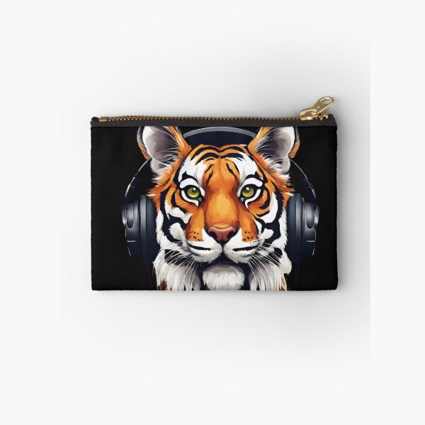 Item preview, Bengal tiger with headphones designed and sold by Yeyishop.