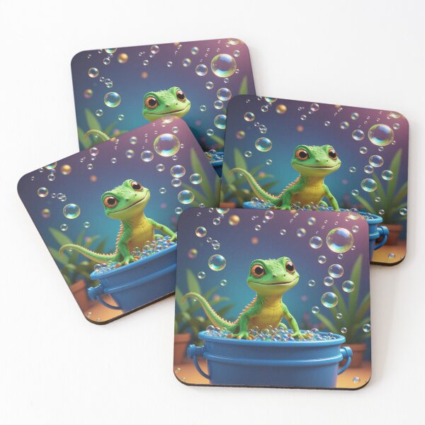 Item preview, Gecko Bubbles designed and sold by Melissa Salazar.