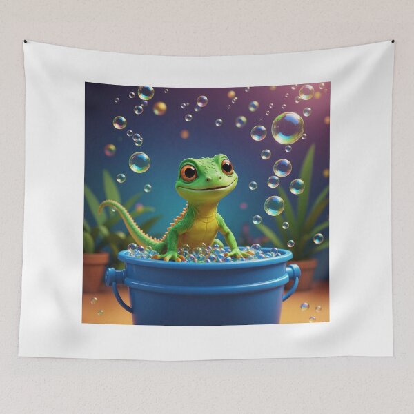 Item preview, Gecko Bubbles designed and sold by Melissa Salazar.