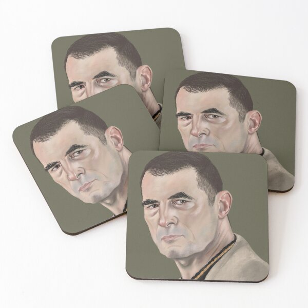 Item preview, Claes Bang portrait (buzz cut) designed and sold by Dracula Fan Art.
