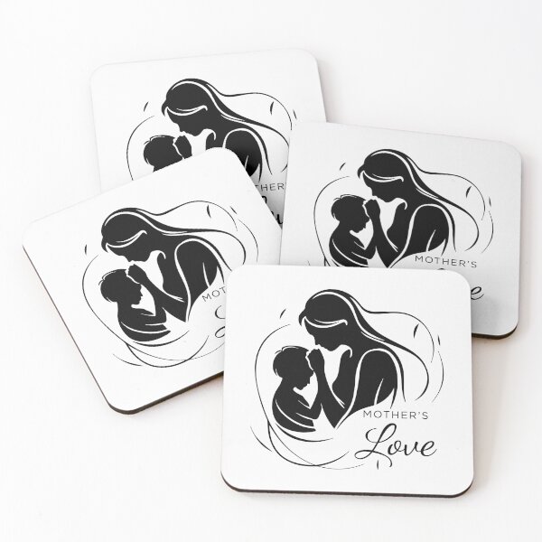 Item preview, Mother's Love: Heartwarming Typography and Illustration designed and sold by ShahinurSobuj.