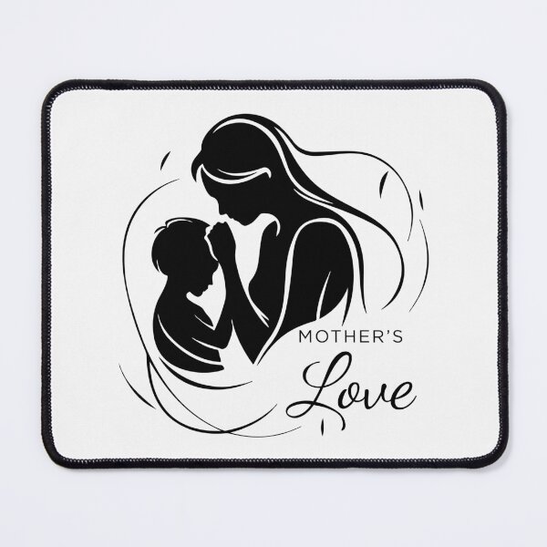 Item preview, Mother's Love: Heartwarming Typography and Illustration designed and sold by ShahinurSobuj.