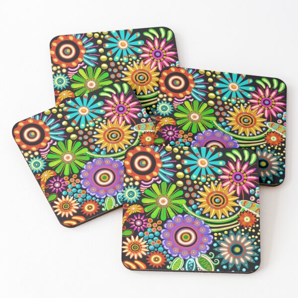 Item preview, thousand multicolored flowers designed and sold by carole legeron.