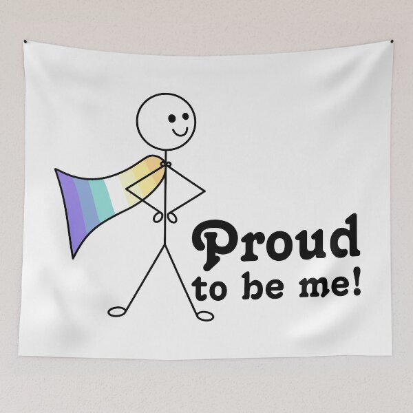 Item preview, Proud to Be Me Genderfaun Pride Super Hero designed and sold by JoyfulJen.