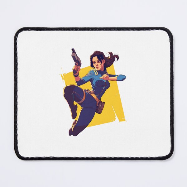 Item preview, Vault Dweller in Action - Post Apocalyptic designed and sold by Fenay Designs.