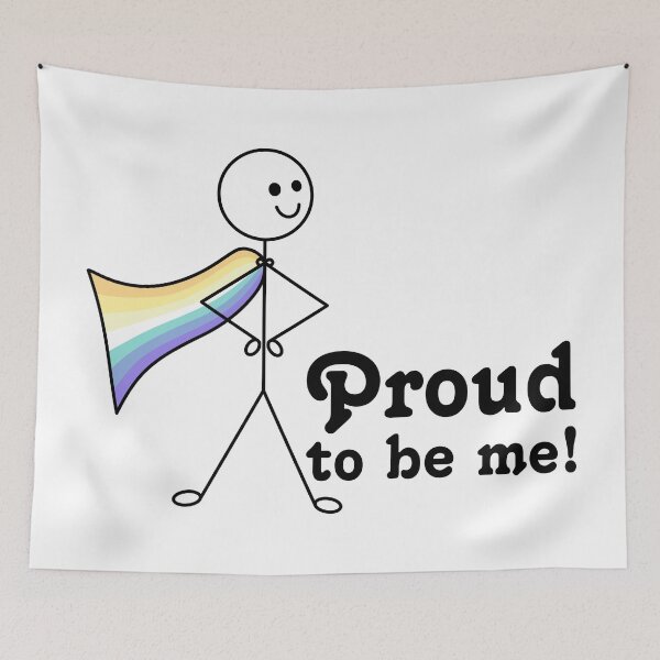 Item preview, Proud to Be Me Genderfaun Pride Super Hero designed and sold by JoyfulJen.