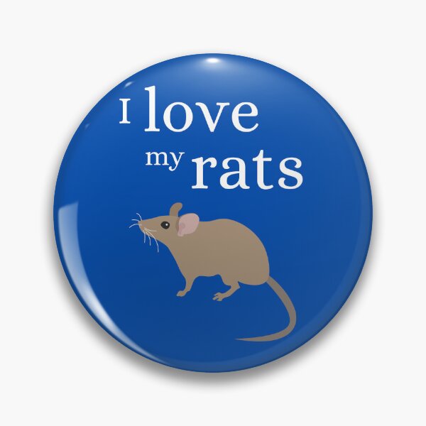Item preview, Brown Rat Love (On Cobalt Blue) designed and sold by Icefyre-Art.