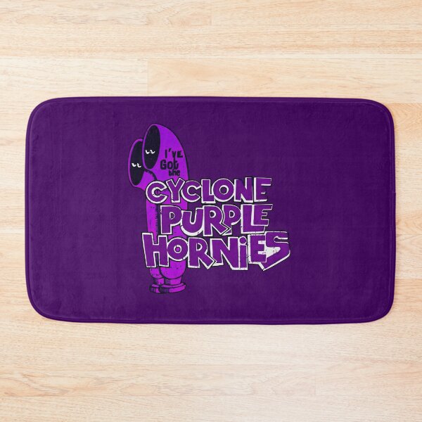 Item preview, I've got the Cyclone Purple Hornies - distressed burnout print designed and sold by retropetrol.