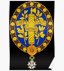 France (French Coat of Arms) Poster