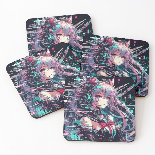 Item preview, Glitch Art Anime Girl #04 designed and sold by Fregoli 2D.