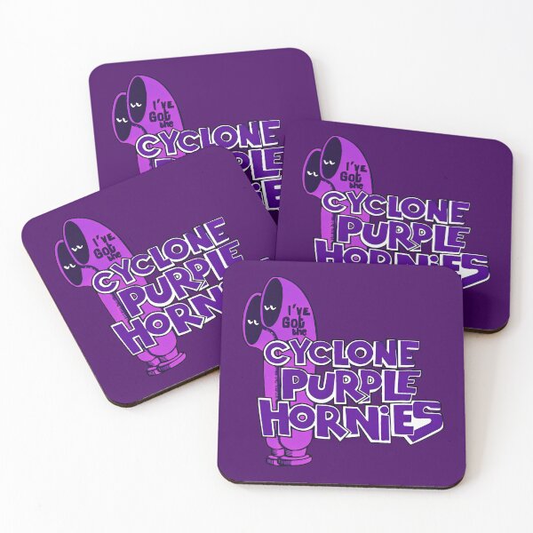 Item preview, I've got the Cyclone Purple Hornies designed and sold by retropetrol.