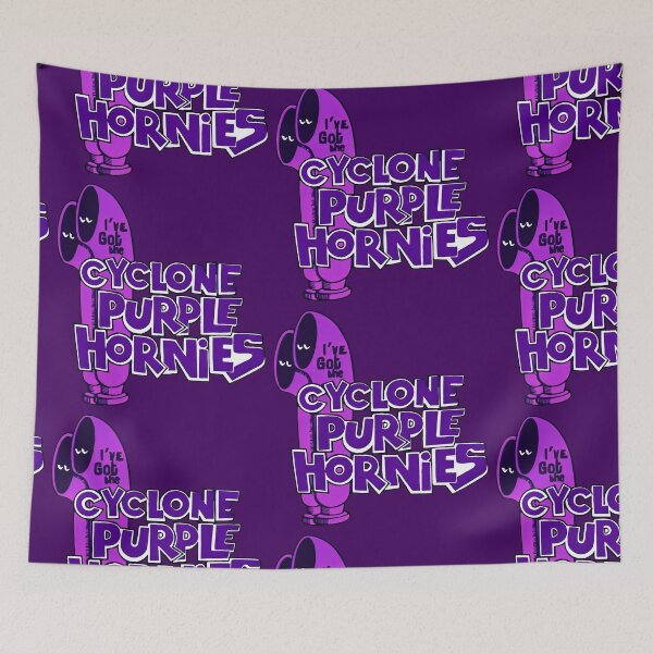 Item preview, I've got the Cyclone Purple Hornies designed and sold by retropetrol.