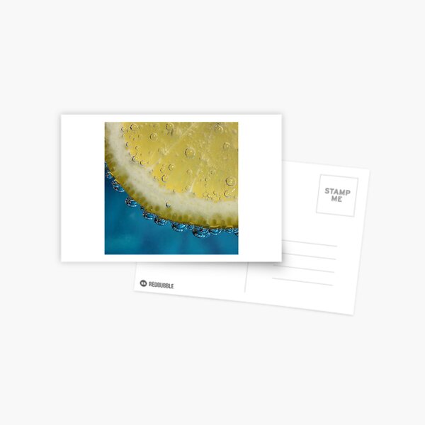 G and T With a Slice of Lemon Postcard