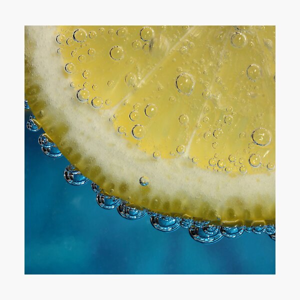 G and T With a Slice of Lemon Photographic Print