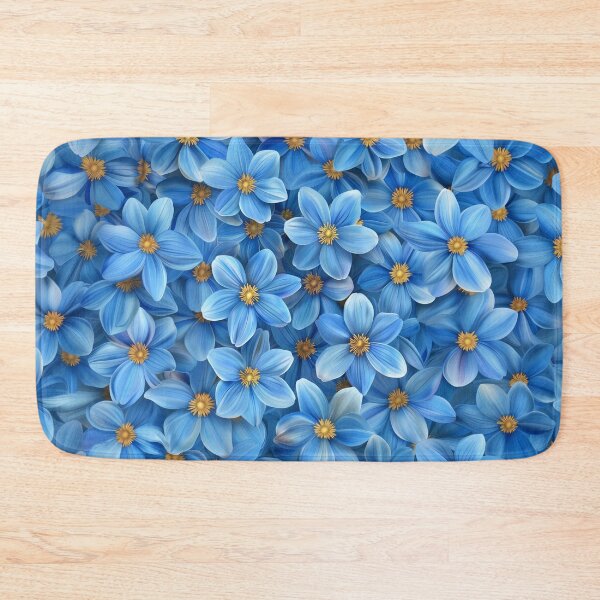 Item preview, Mesmerizing Myosotis: Forget-me-not flowers captivating pattern designed and sold by Margival.