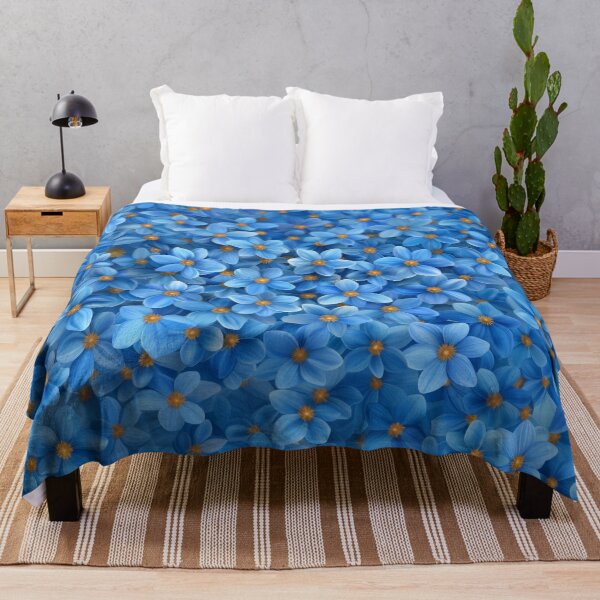 Item preview, Mesmerizing Myosotis: Forget-me-not flowers captivating pattern designed and sold by Margival.