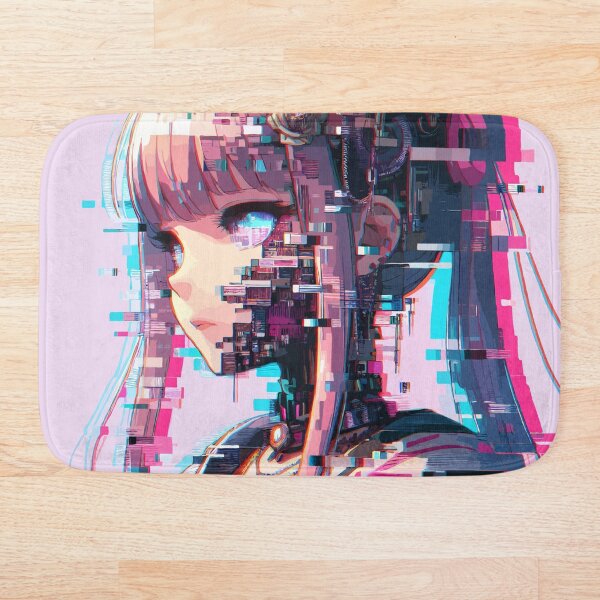 Artikelvorschau, Glitch Art Anime Mädchen #05 entworfen und verkauft von Fregoli 2D.
